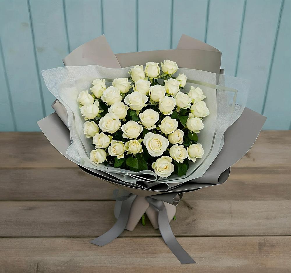 Букет Белоснежная нежность в Боровёнка