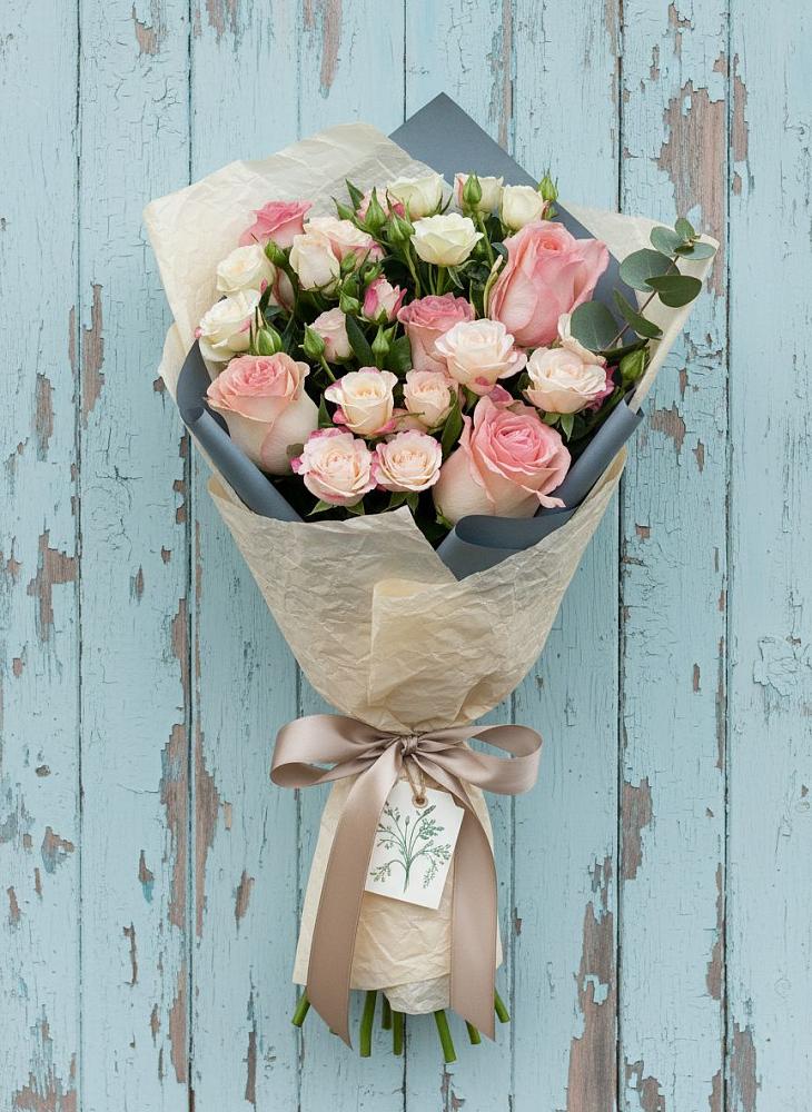 Букет цветов из: Розы в Боровёнка