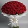 Букет 101 Красная роза Блэк Мэджик в Боровёнка