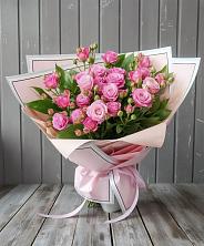 Букет Розовый кустик в Боровёнка