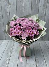 Букет цветов из:  Хризантемы #REPLACE_PRED# Боровёнка