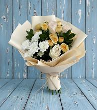Букет цветов из:  Розы и Хризантемы в Боровёнка