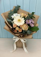 Букет цветов из:  Герберы и Хризантемы #REPLACE_PRED# Боровёнка