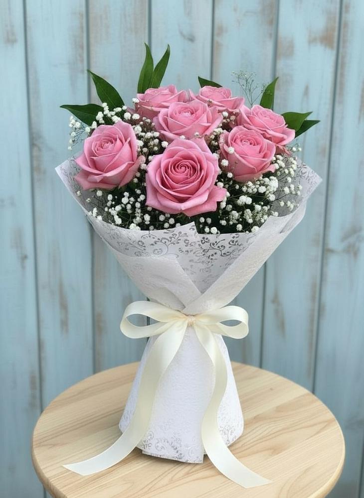 Букет цветов из: Розы в Боровёнка