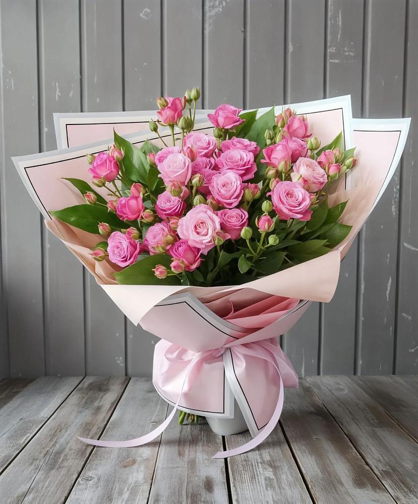 Букет Розовый кустик в Боровёнка