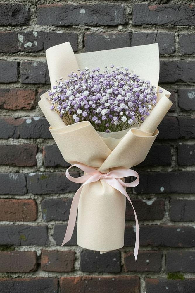 Букет цветов из: Гипсофила в Боровёнка