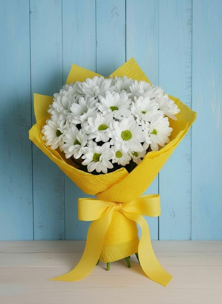 Букет цветов из: Хризантемы в Боровёнка