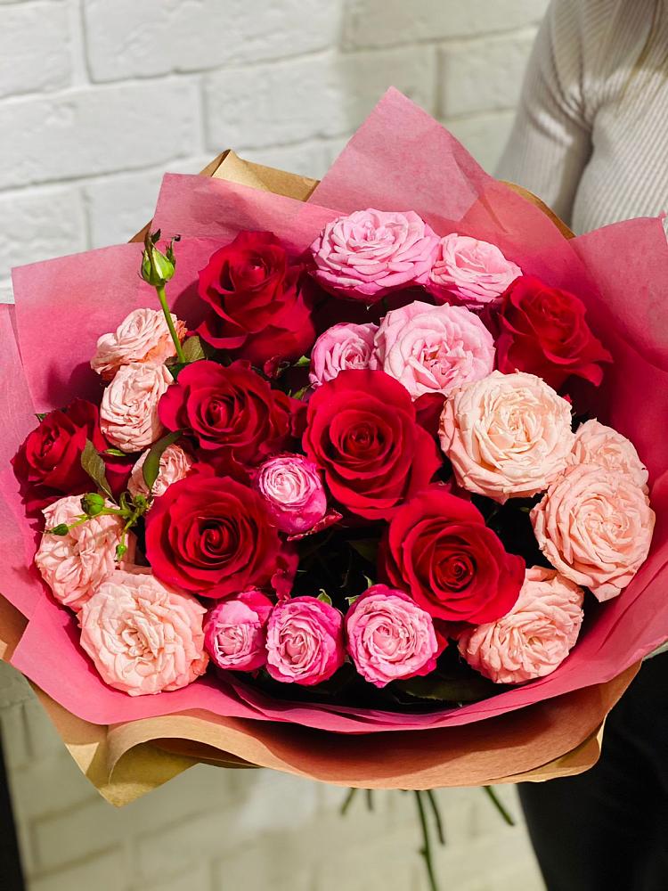 Букет цветов из: Розы в Боровёнка