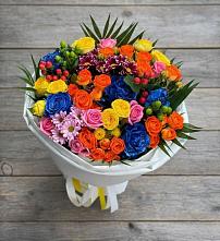 Букет цветов из:  Розы и Хризантемы в Боровёнка