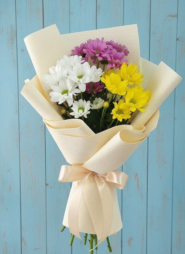 Букет цветов из: Хризантемы в Боровёнка