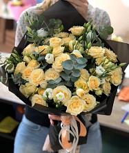 Букет цветов из:  Розы и Лизиантусы #REPLACE_PRED# Боровёнка