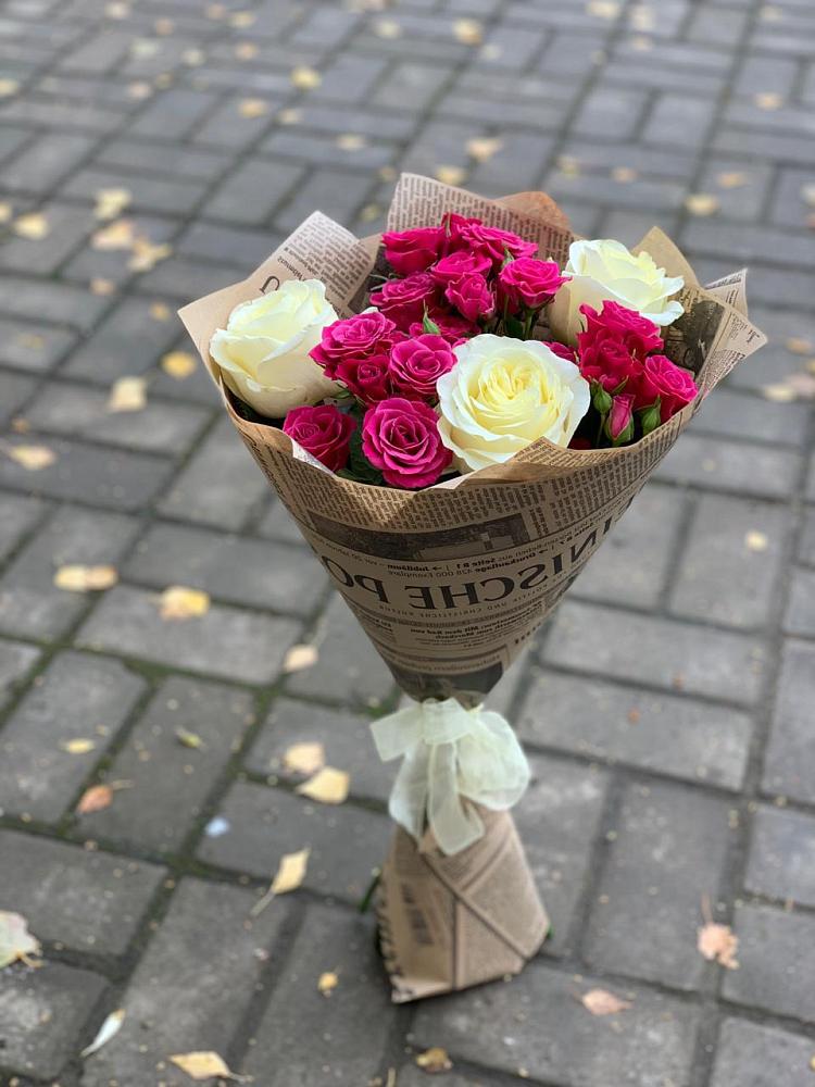 Букет цветов из: Розы в Боровёнка