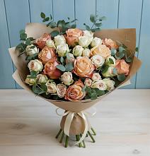Букет цветов из:  Альстромерии и Розы #REPLACE_PRED# Боровёнка