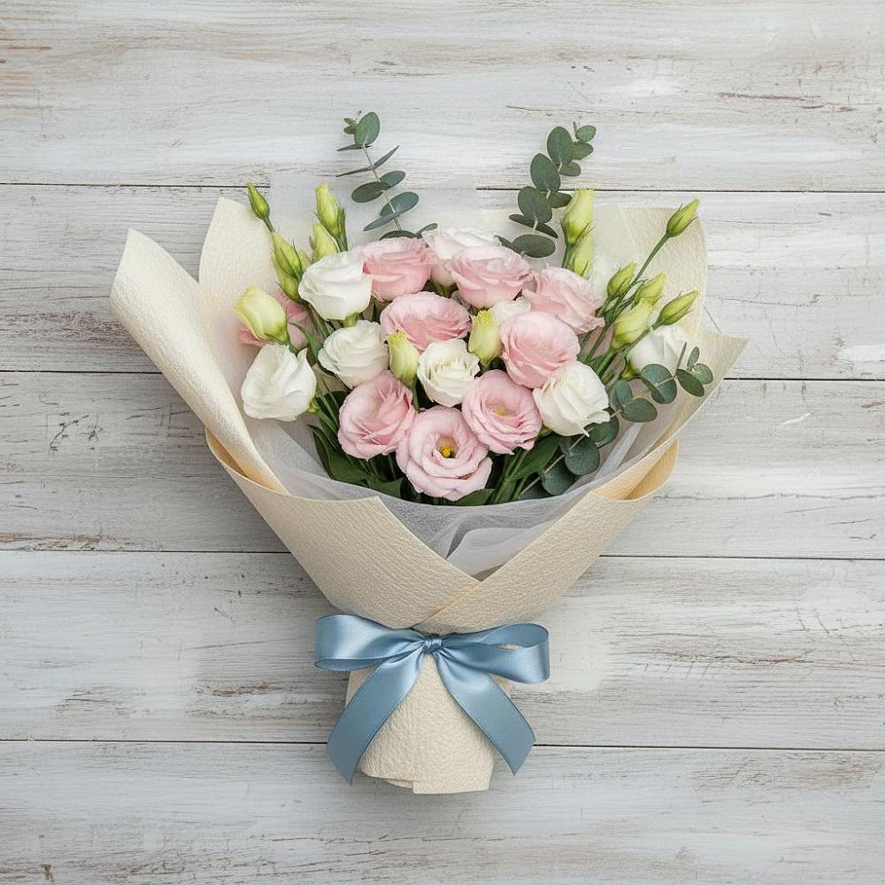 Букет цветов из: Лизиантусы в Боровёнка