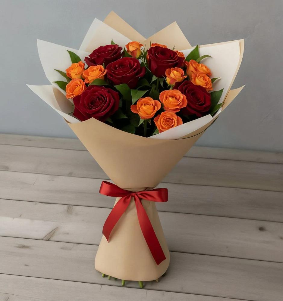 Букет Любовь и восторг в Боровёнка