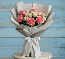 Букет цветов из:  Розы #REPLACE_PRED# Боровёнка